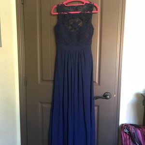 Lulu*s navy maxi dress